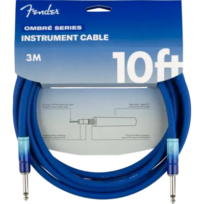 Cable Fender Ombré Series – 10 pies (Belair Blue, 0990810210)