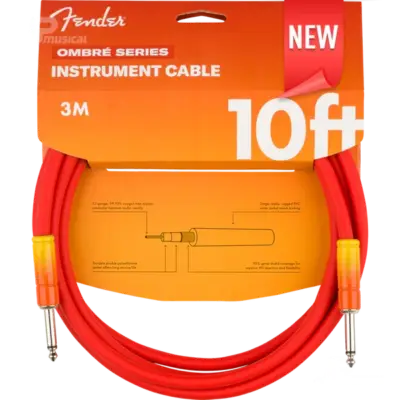 Cable Fender Ombré Series – 10 pies (Tequila Sunrise, 0990810200)