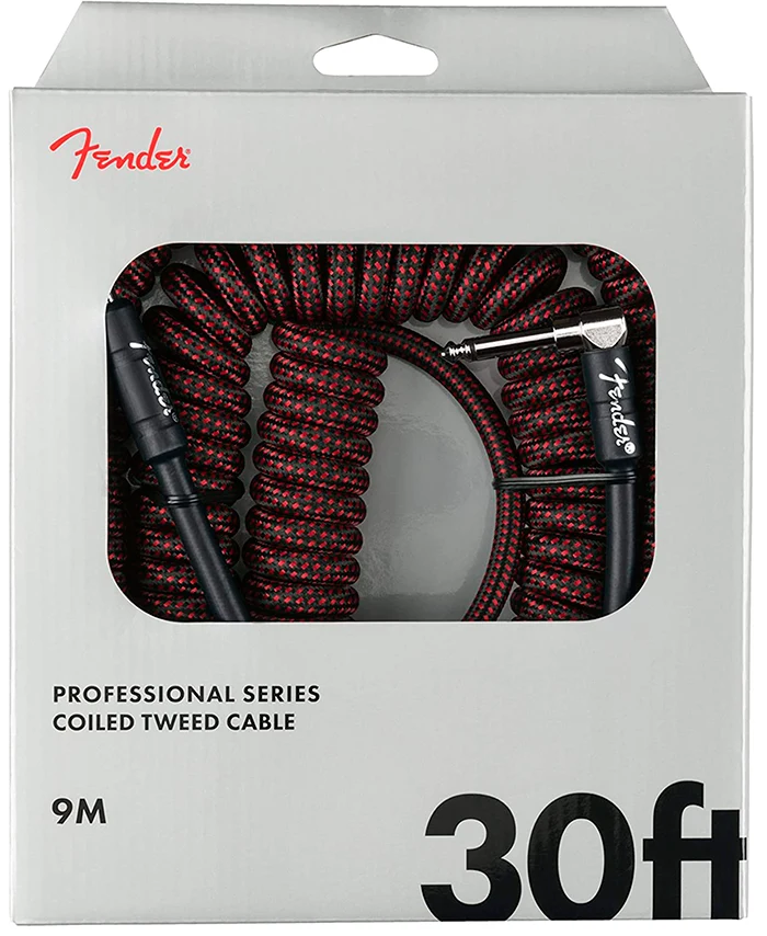 CABLE FENDER PRO COIL 30 PIES RED TWEED 0990823054