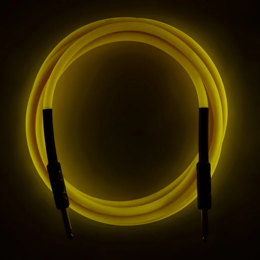 Cable Fender Profesional de 3 Metros Naranja Fosforescente - Imagen 2