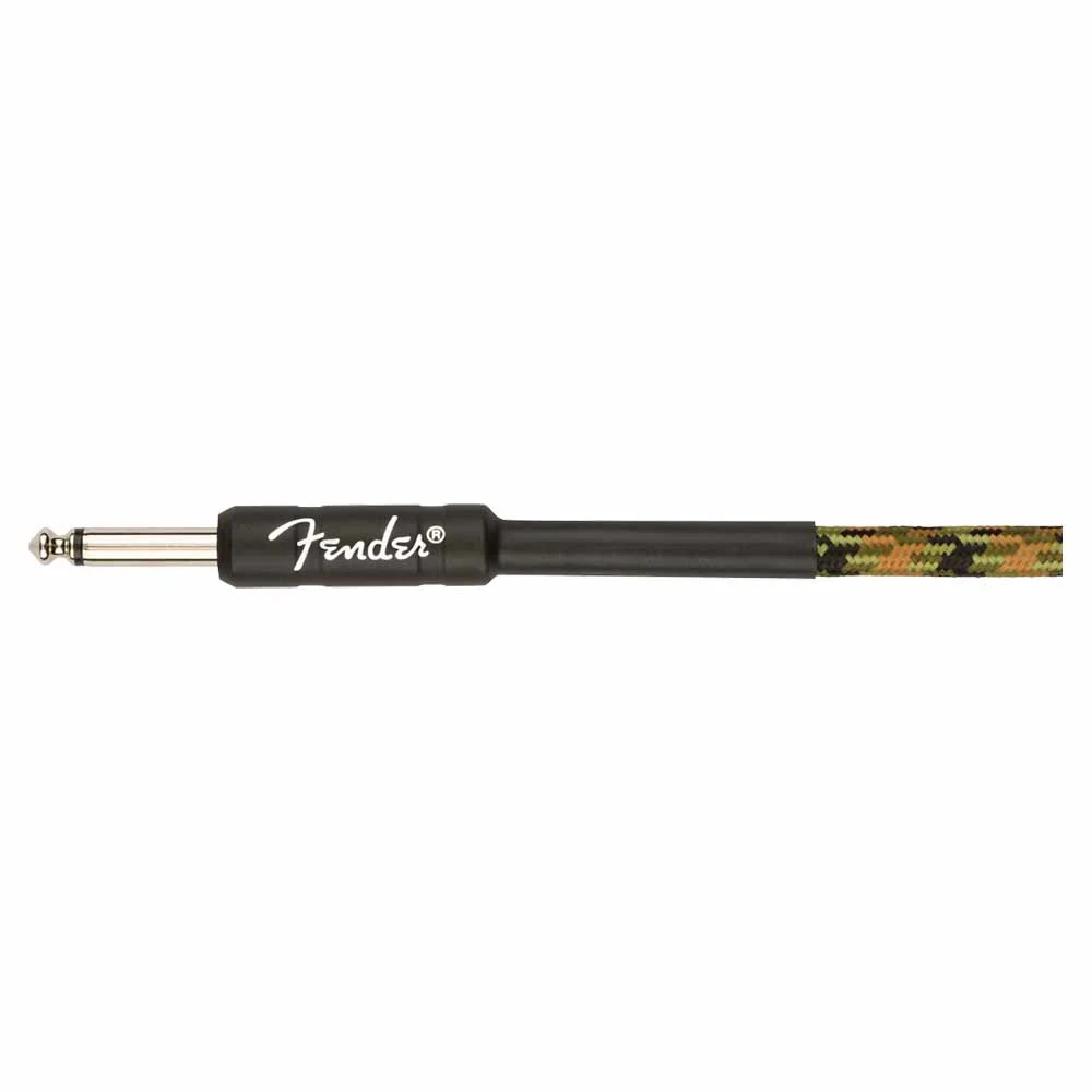 CABLE FENDER PROFESSIONAL SERIES WOODLAND CAMO 3 METROS PLUG-PLUG 0990810176 - Imagen 3