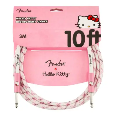 Cable Fender Hello Kitty Rosa/Blanco 3m