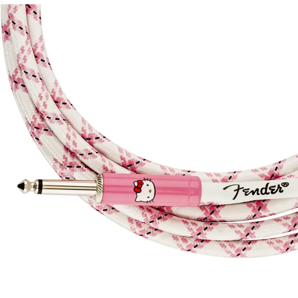 Cable Fender Hello Kitty Rosa/Blanco 3m - Imagen 2