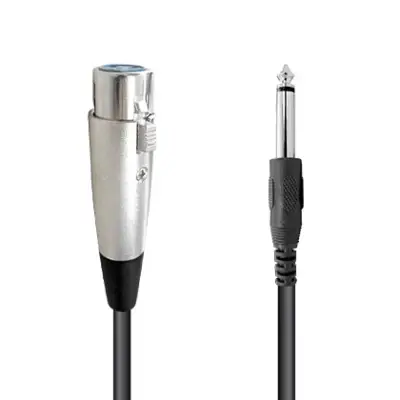 Cable Medusa XLRM-Plug 6.3 3m Moon Silver