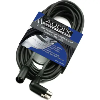 Cable de micrófono Audix 25 pies XLR a XLR