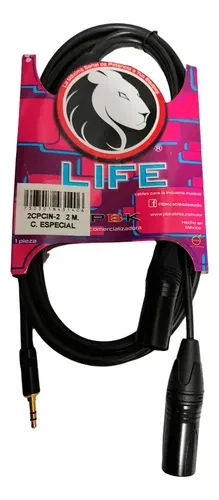 Cable Miniplug a 2 Canon Macho Inserto 3m K2CPCIN3