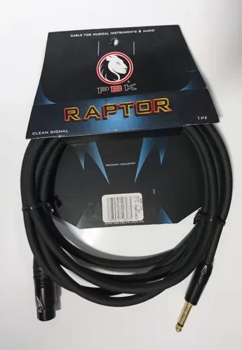 Cable Raptor KLCP3M Canon Macho a Plug 1/4" de 3 Metros