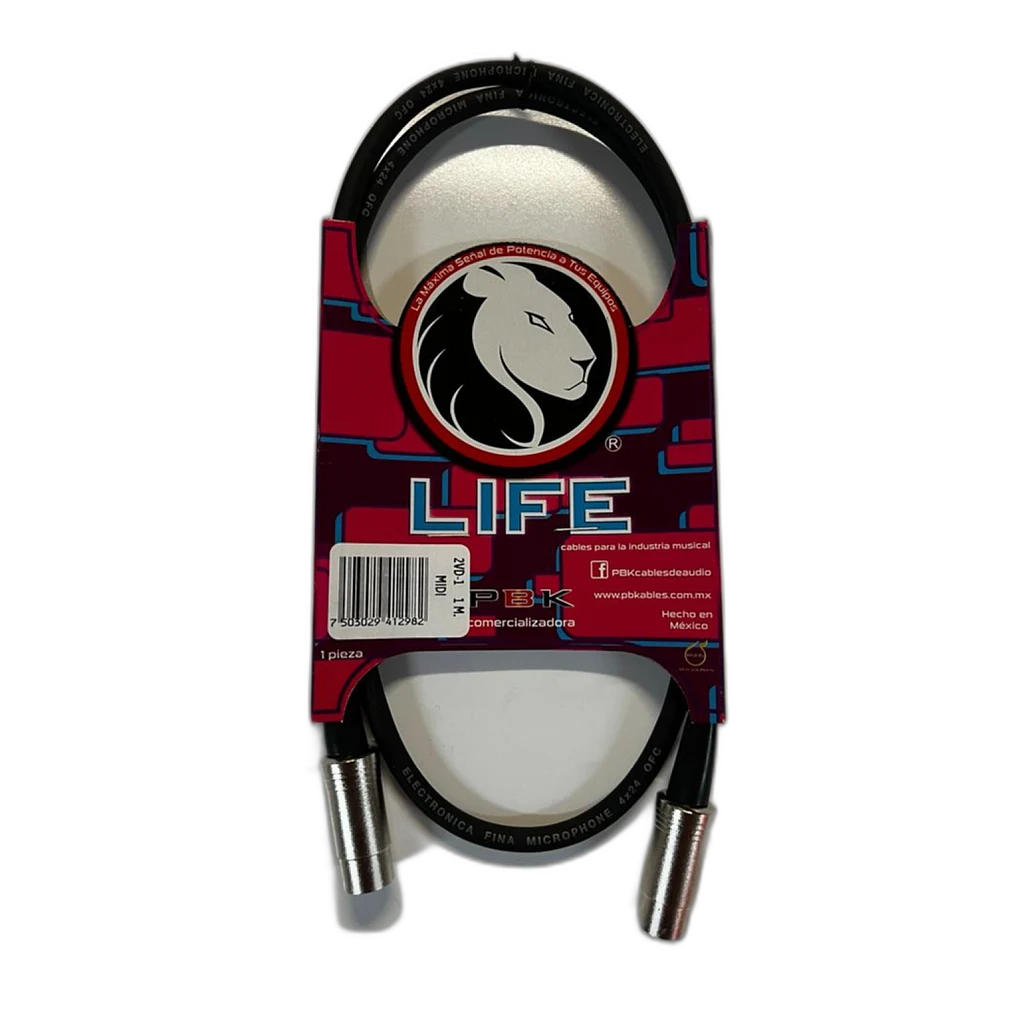 Cable MIDI 5 Pines 2 Metros Vantage