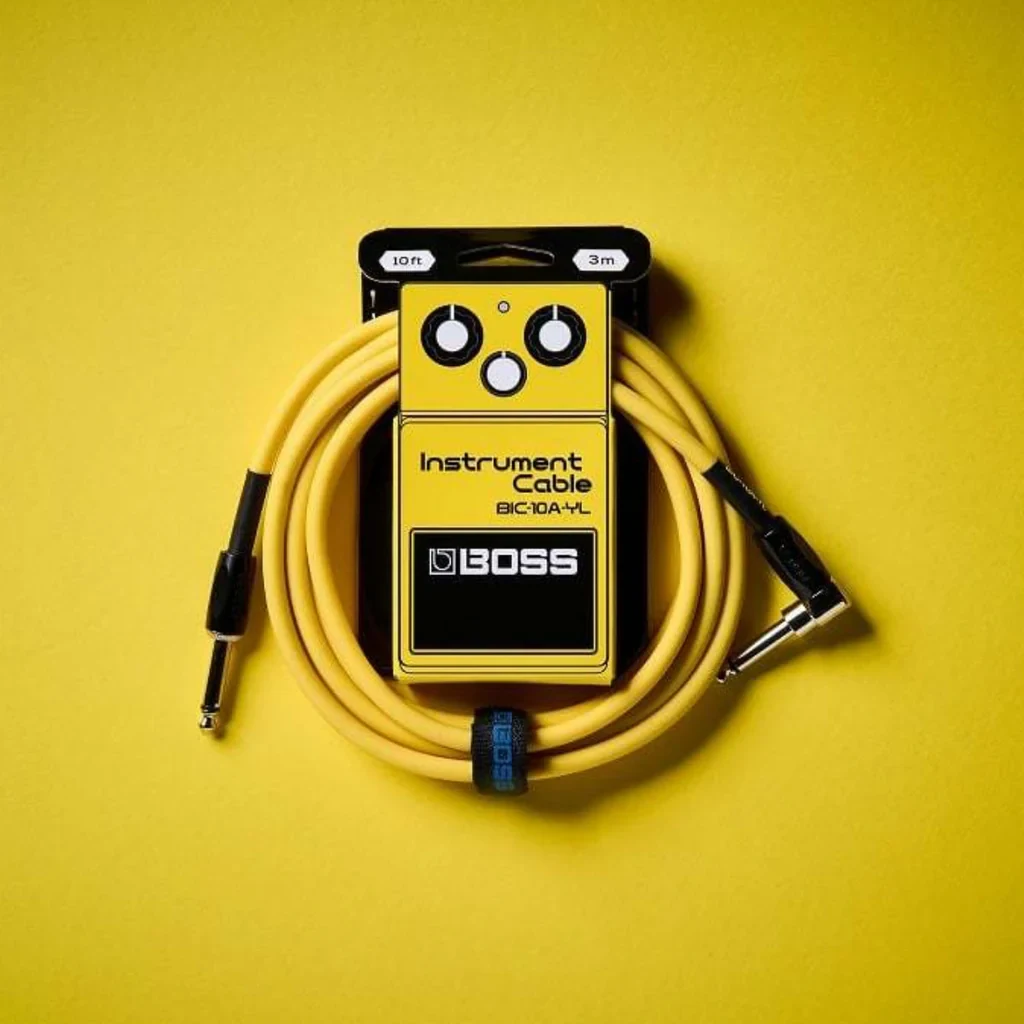 Cable Roland para instrumento color amarillo - Imagen 2