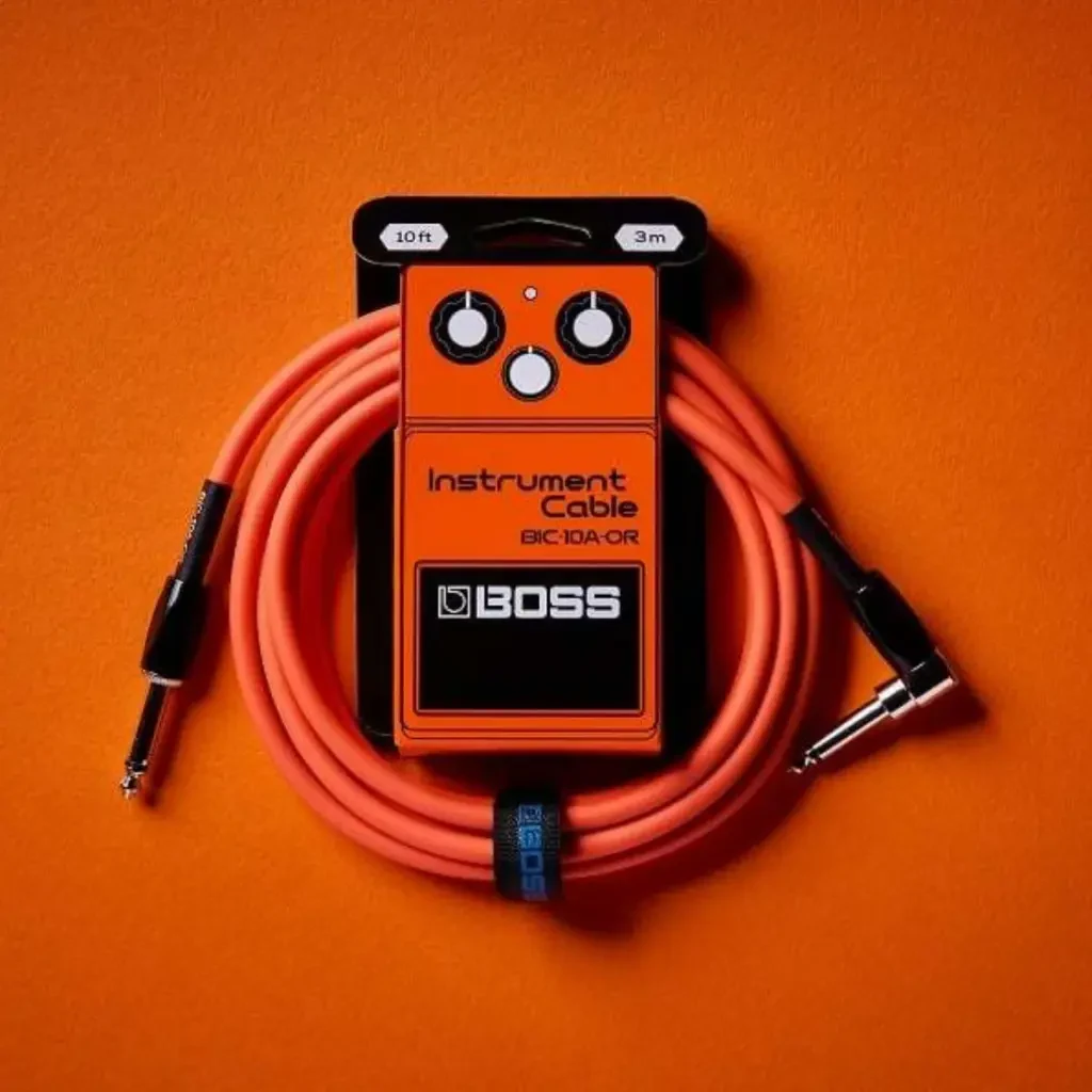 Cable Roland para instrumento color naranja - Imagen 2