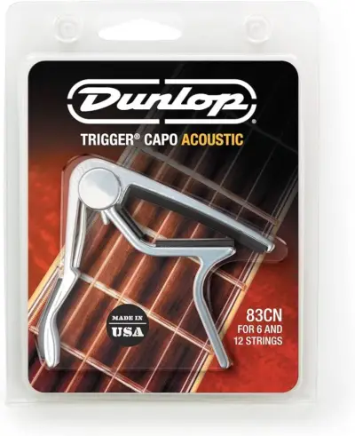 Capo Dunlop Trigger 84FN Níquel para Guitarra