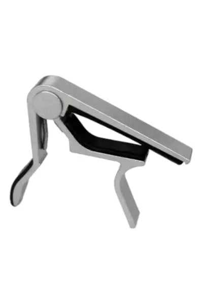 Capotraste para guitarra color plata