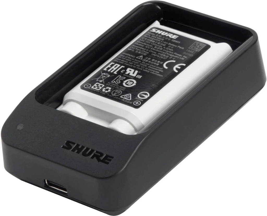 Cargador de batería individual Shure SBC10 para batería SB903 - Imagen 2
