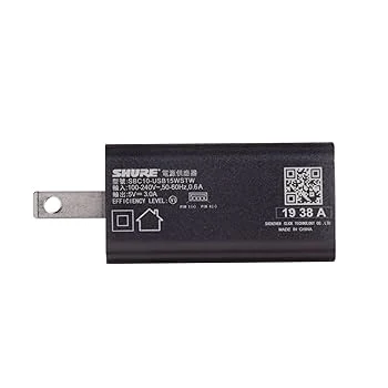 Cargador de pared USB-C Shure SBC10