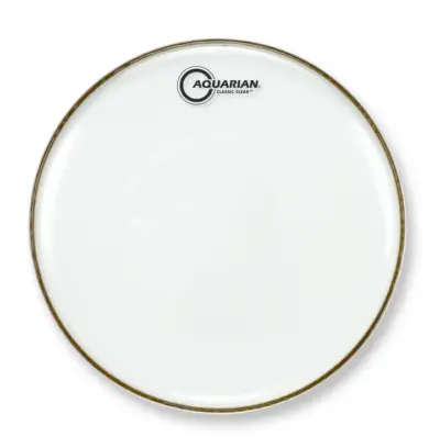Parche 12" Aquarian Classic Clear