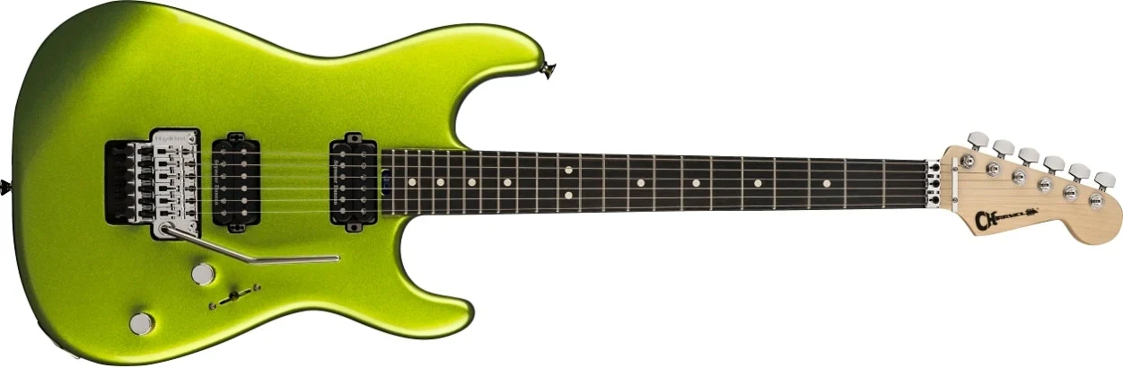 Charvel Pro-Mod San Dimas Style 1 HH FR Eléctrica Verde Lima Metálico