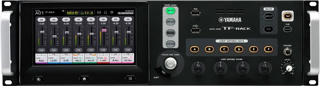 Consola de Mezcla Digital para Rack de 16 Canales Yamaha TF-RACK