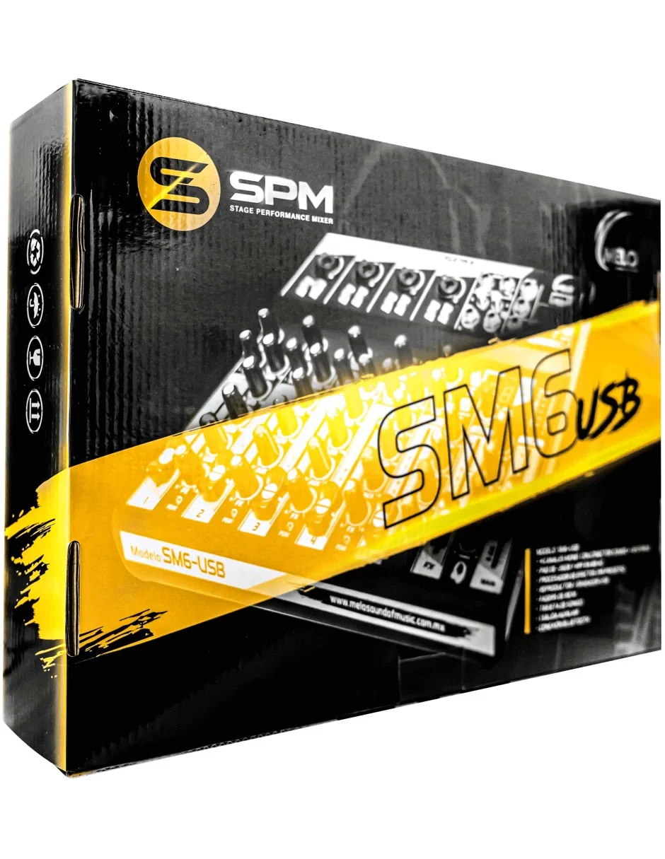 Consola Melo SM6 USB de 4 Canales Mono - Imagen 2