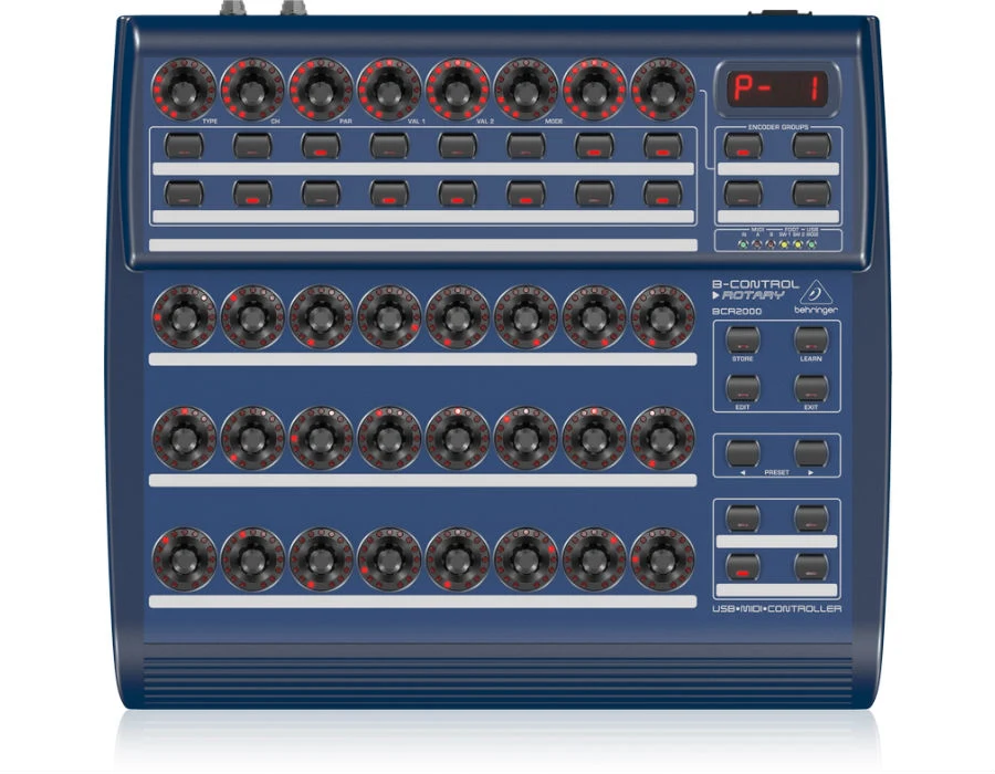 Controlador Behringer USB/MIDI BCR2000