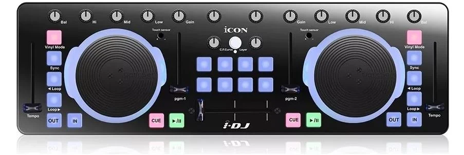 Controlador MIDI para DJ iCon