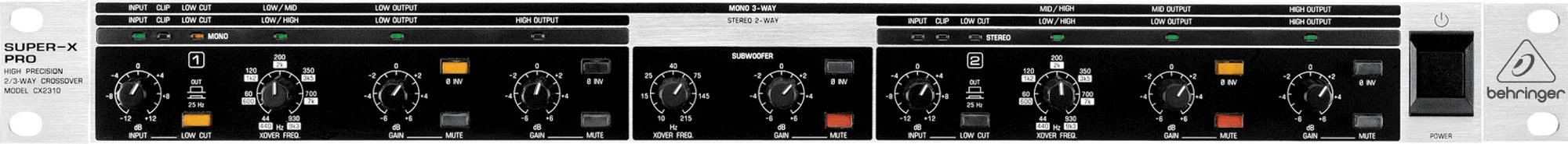 Crossover Super X Pro CX2310 Behringer