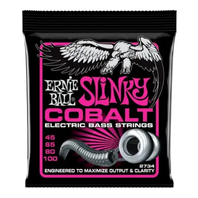 Cuerdas para Bajo Eléctrico Ernie Ball Slinky Cobalt 45/100