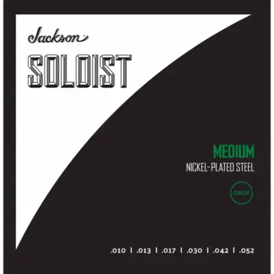 Cuerdas para guitarra eléctrica Jackson Soloist Drop Medium .010 - .052