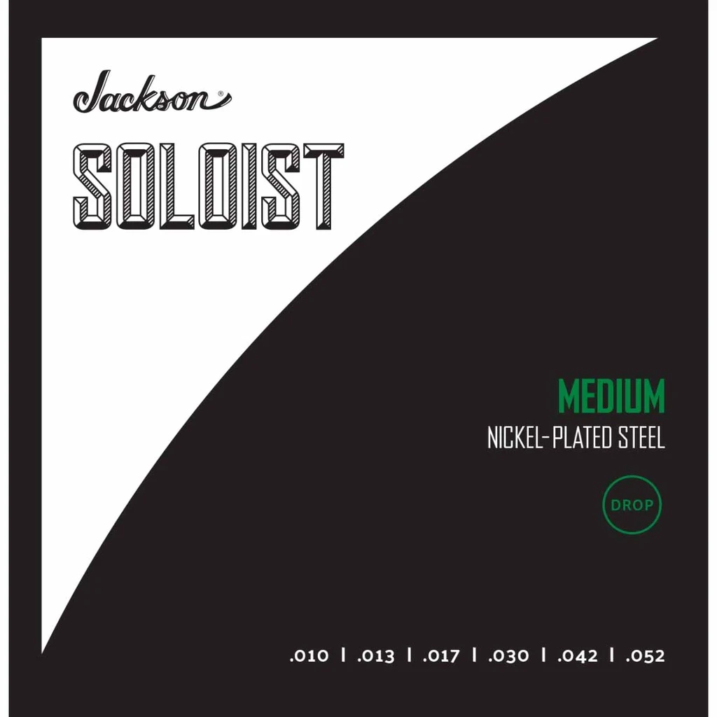 Cuerdas para guitarra eléctrica Jackson Soloist Drop Medium .010 - .052