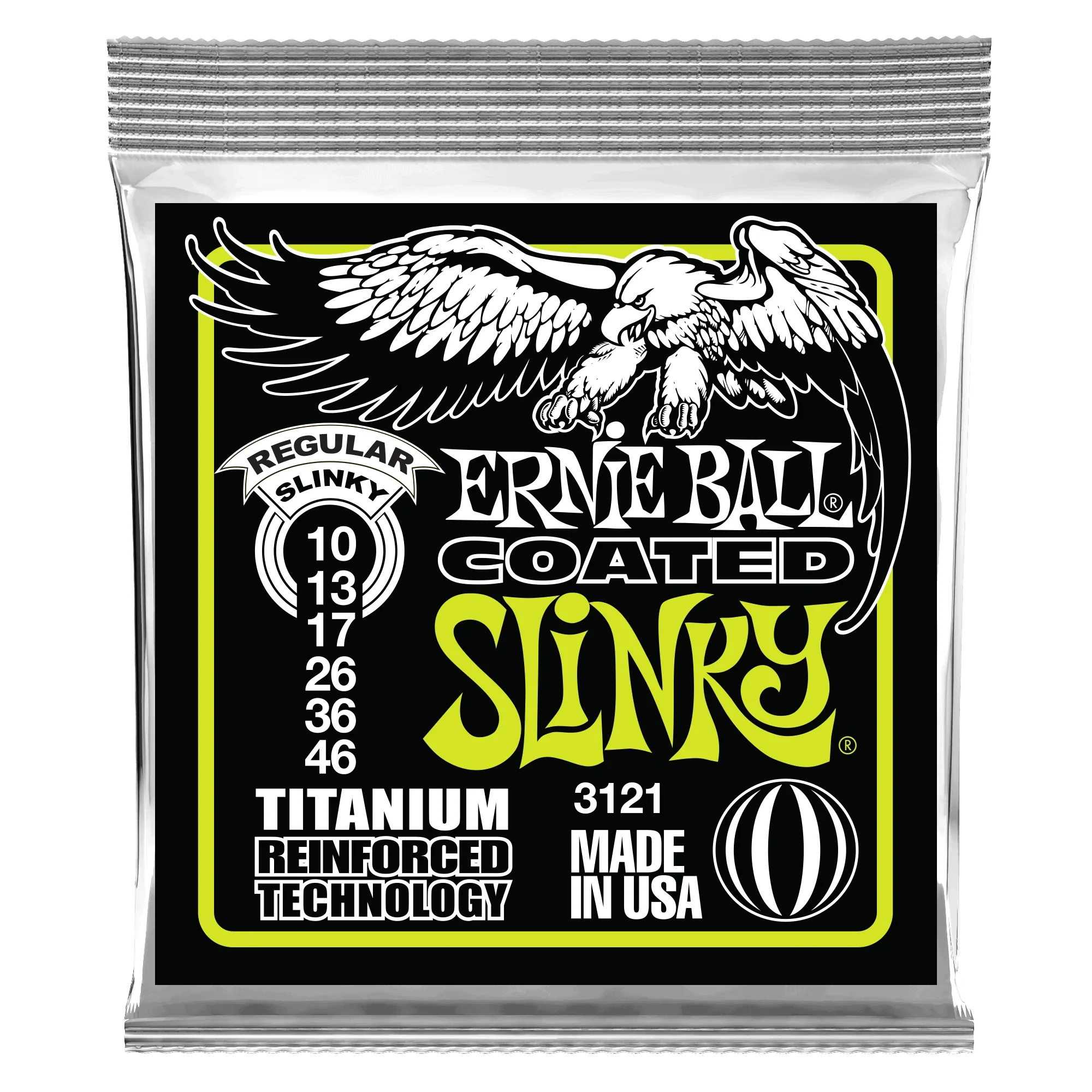 Cuerdas Ernie Ball Titanium 10/46 para guitarra eléctrica