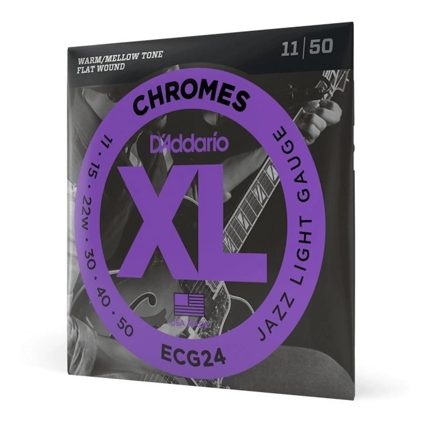 D'Addario ECG24 Chrome Cuerdas Para Guitarra Eléctrica 11-50 - Imagen 2