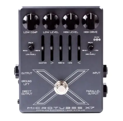 Darkglass Microtubes X7 - Pedal Preamp con Distorsión Multibanda para Bajo