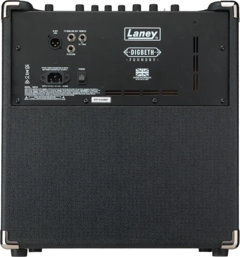 Amplificador Laney Digbeth Foundry DBF50 para Bajo 1x10" 50W - Imagen 3