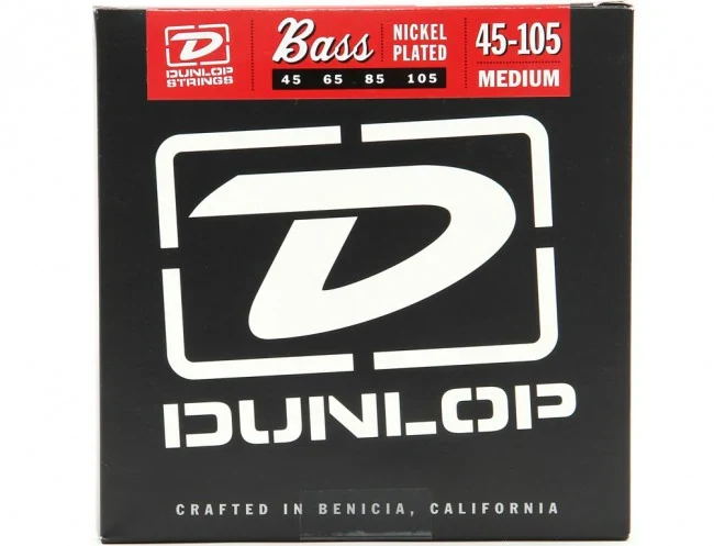 Cuerdas para Bajo Eléctrico Dunlop Nickel Medium .045 a .105