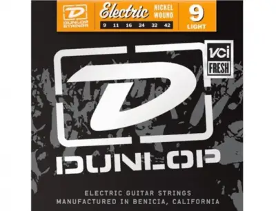 Juego de Cuerdas para Guitarra Eléctrica Dunlop 9 a 42 Light Nickel