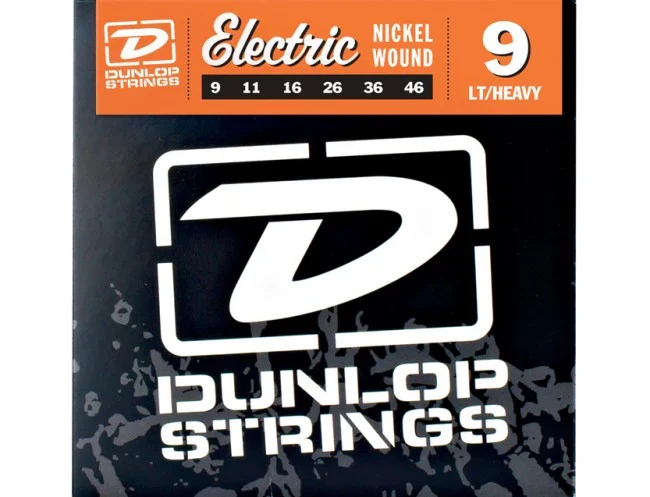 Cuerdas para guitarra eléctrica Dunlop 9 a 46 Light Nickel