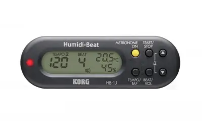 Metrónomo KORG con Detector de Humedad y Temperatura