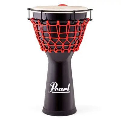 Djembe Pearl 14" Madera de Roble Negro
