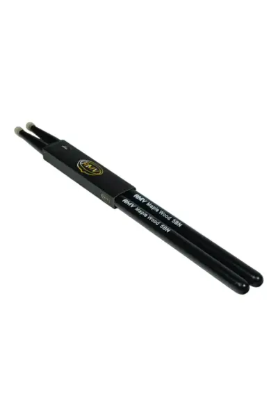 Baquetas de Maple Negras 5BN Punta Nylon