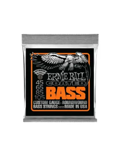 Cuerdas para Bajo Eléctrico Ernie Ball 45-105 Coated
