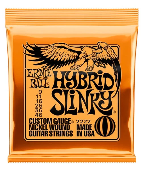 Cuerdas para guitarra eléctrica Ernie Ball Hybrid Slinky