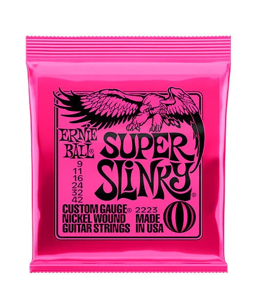 Cuerda para guitarra eléctrica Ernie Ball Super Slinky