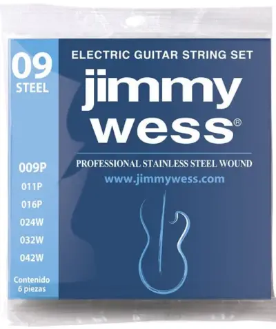 Cuerda para guitarra eléctrica Jimmy Wess Pro Ace 009/0