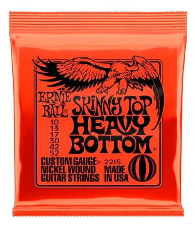 Cuerdas para guitarra eléctrica Ernie Ball 2215 Skinny Top Heavy