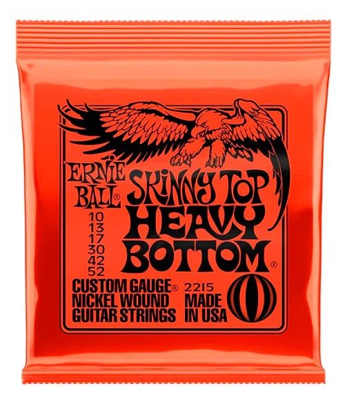 Cuerdas para guitarra eléctrica Ernie Ball 2215 Skinny Top Heavy