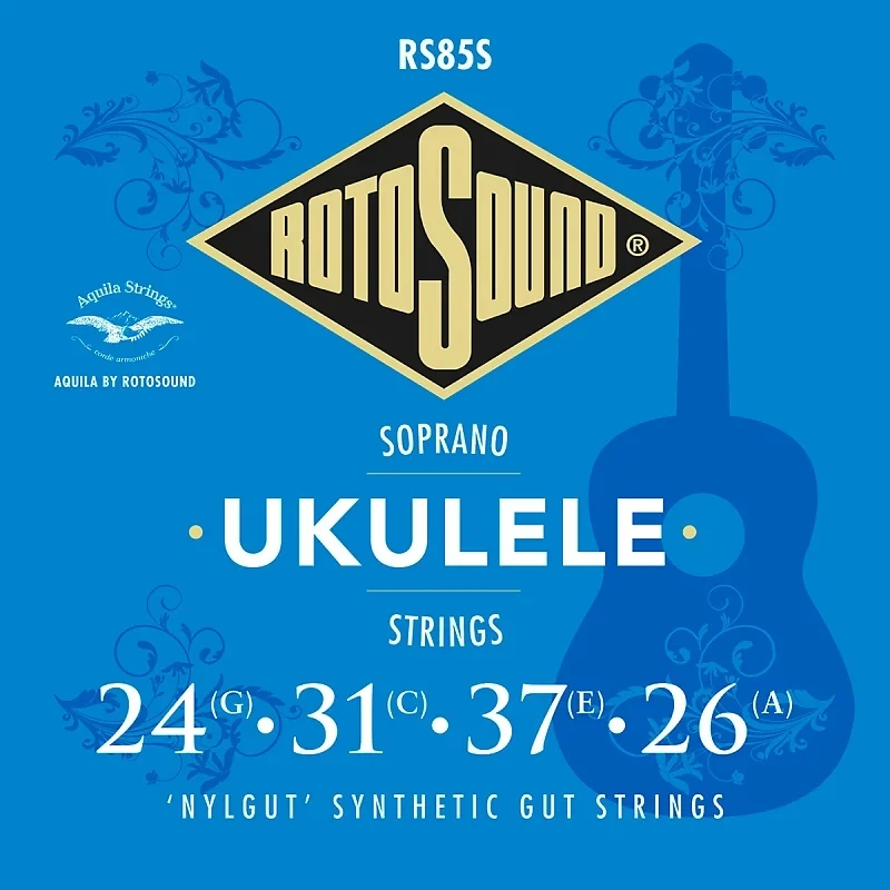 Encordadura Aquila para ukelele soprano de 4 cuerdas en tripa sintética