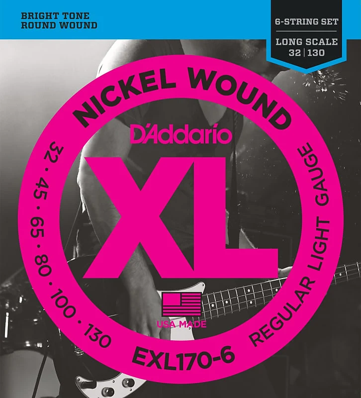 Encordadura D'Addario para Bajo Eléctrico EXL1706