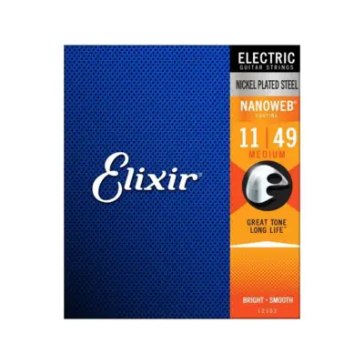 Cuerdas Elixir para guitarra eléctrica Nanoweb Light