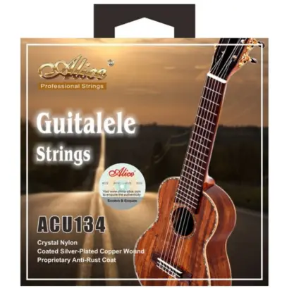 Encordadura para Guitalele Nylon Cristal Alice ACU134