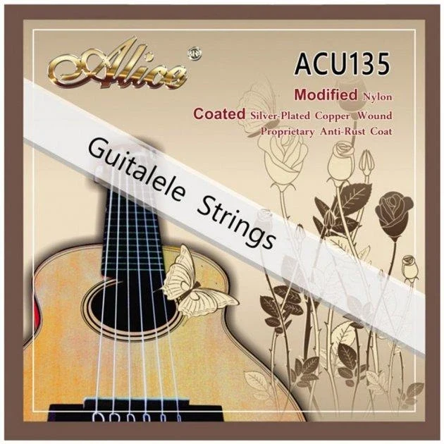 Juego de cuerdas de nylon cristal para guitalele Alice ACU135
