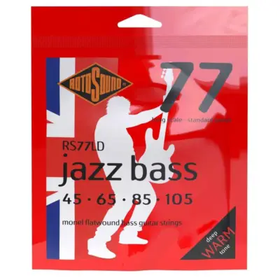 Encordadura RotoSound para bajo eléctrico Jazz Bass 77 de 4 cuerdas calibre 45-105